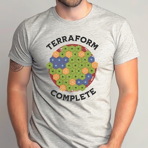 Terraform Complete Shirt: Sci-Fi Mars Board Game Tee