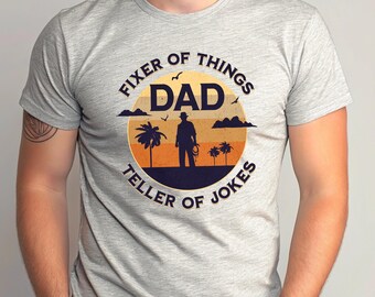 Funny dad shirt, Great gift for husbands who tell dad jokes, DIY dads, handyman who loves tools & fixing things in the garage, Cool dad tee