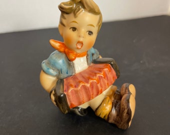 Hummel Goebel 2.75" BOY WITH ACCORDION TMK6 West Germany 1990 - 1999,