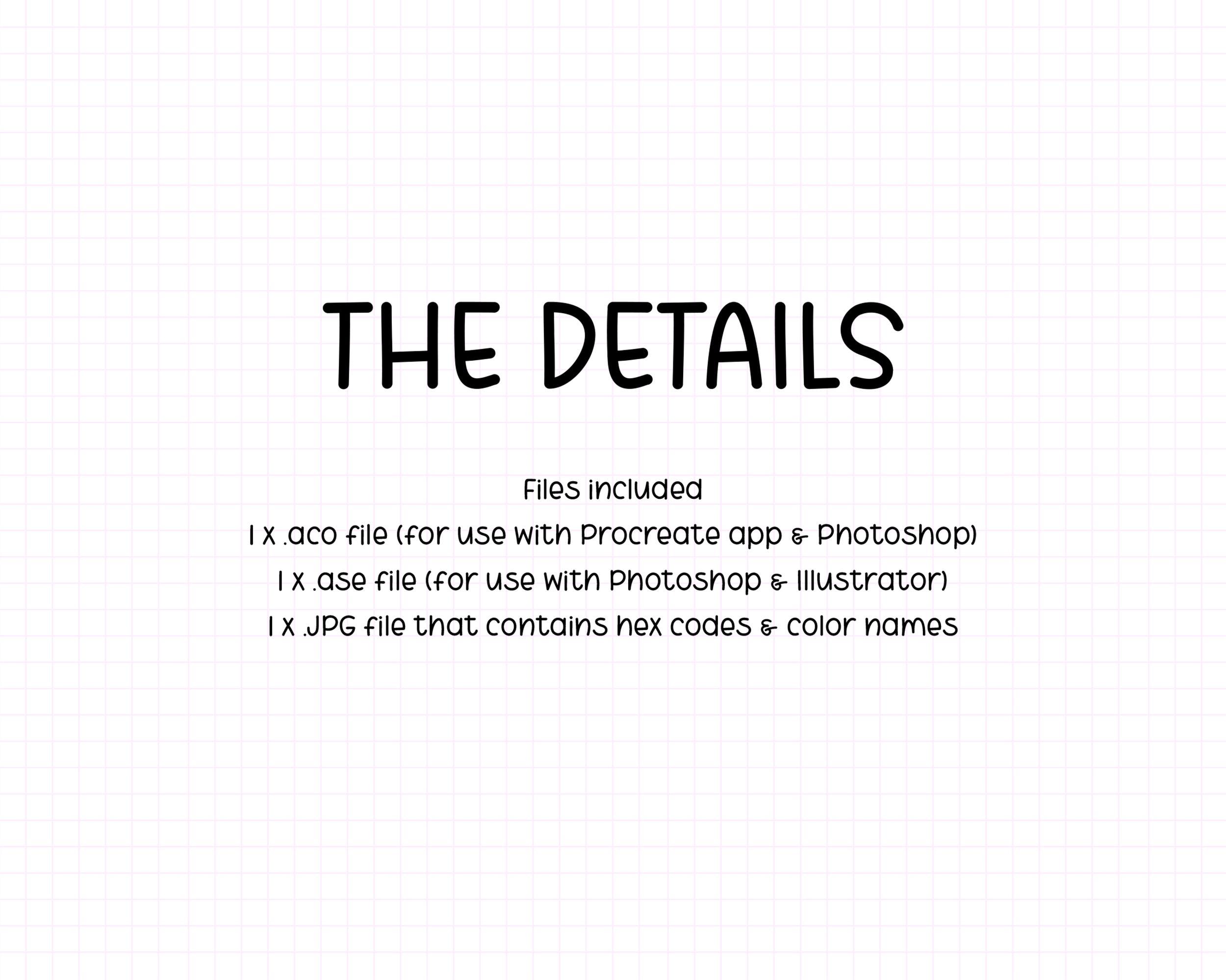 Cool as Ice Color Palette Compatible With Procreate, Photoshop ...