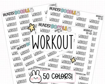 Workout-Planer-Aufkleber | SC-03 | funktionelle Aufkleber