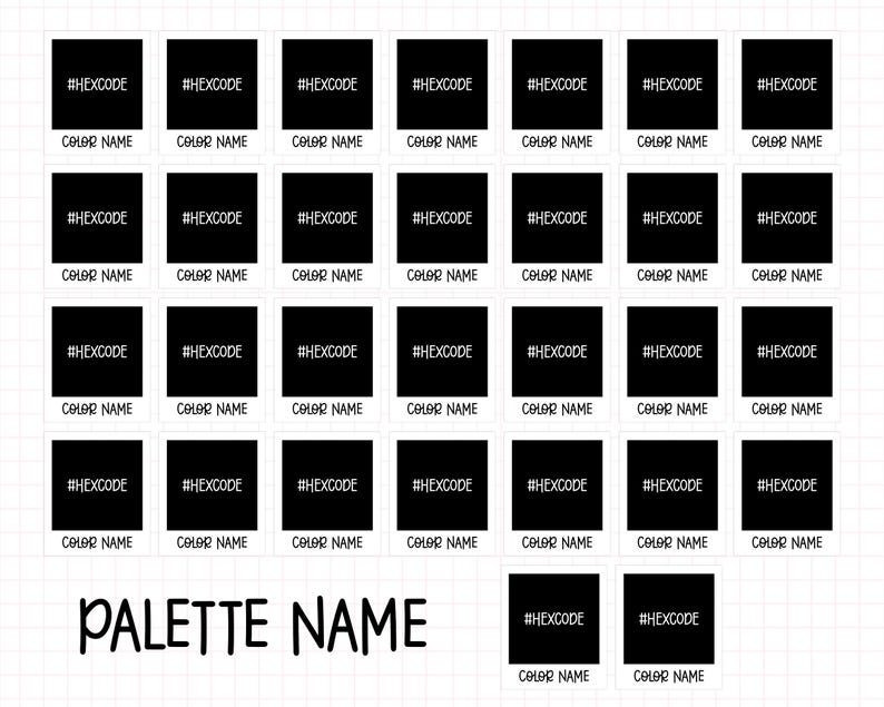 Cool as Ice Color Palette Compatible With Procreate, Photoshop ...
