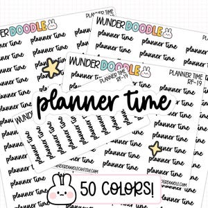 Planner Time Stickers | RF-19 | functional stickers