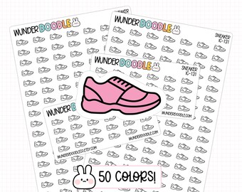 Sneaker Planner Stickers | IC-131 | fitness icon stickers