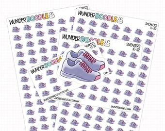 Sneakers Planner Stickers | IC-32 | Running Shoe Icon Stickers