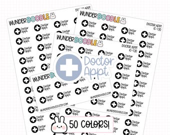 Doctor Appt Planner Stickers | IC-130 | doctor icon sticker