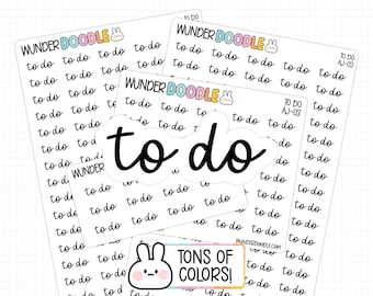 To Do Planner Stickers | AJ-03 | reminder sticker