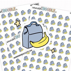 Pack Lunch Planner Stickers | IC-136 | icon stickers