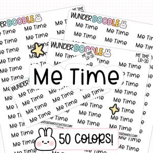 Autocollants de planification de temps moi | LR-30 | Police LR | autocollants de planification