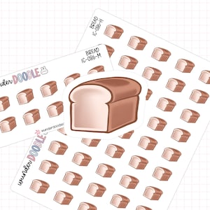 Bread Planner Stickers | IC-086 | baking stickers