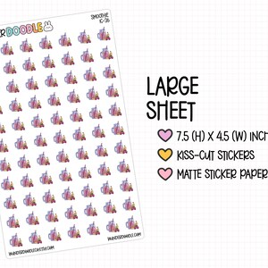 Smoothie Planner Stickers | IC-36 | Food Tracker Icons image 2