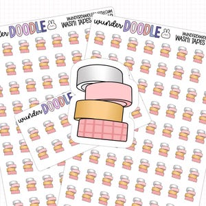 Washi Tapes Planner Stickers | IC-113 | icon stickers