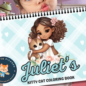 Personalized Kids Color Books, Children&#39;s Coloring books, Personalized Kids gift for Birthdays and Holidays, Toddler Travel Activity