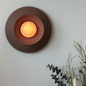Mid Century Modern Wall Sconce: Dimmable Rechargeable Wireless Lamp