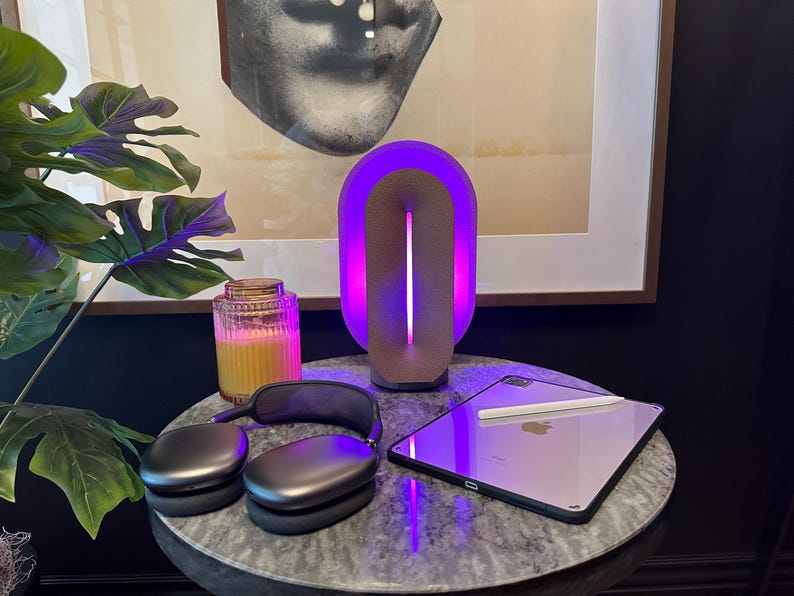 modern table lamp with smart led