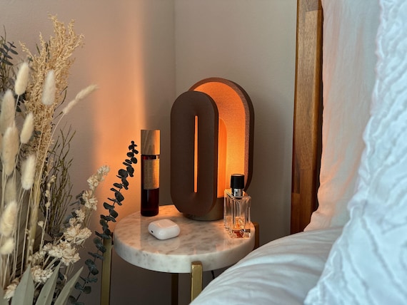 Modern Table Lamp with Dimmable Light, Mid Century Lamp, Minimalist Lamp for Home and Office, Bedside Lamp, Mood Lighting, Accent Lighting