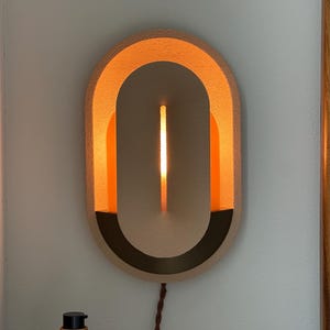 Wall Sconce Set in Mid Century Modern Lamps, Bedside Lights, Dimmable Nightstand Lamp, Ambient Mood Lighting, Housewarming Gift