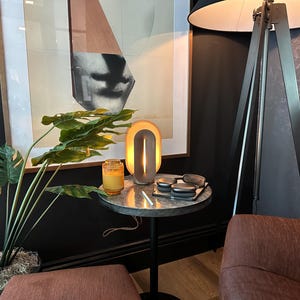 Chic Mid-century Modern Table Lamp for The Bedroom, Office or Living Room.