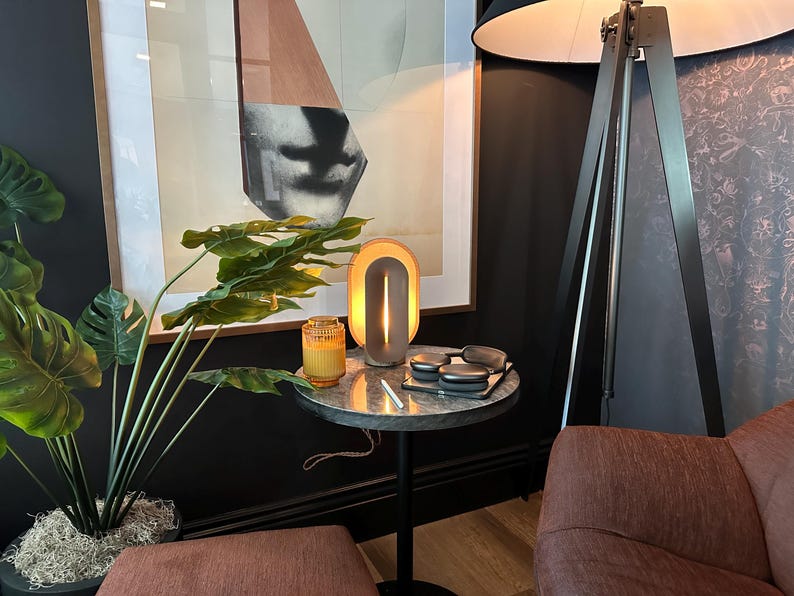 Chic Mid-century Modern Table Lamp for The Bedroom, Office or Living Room.