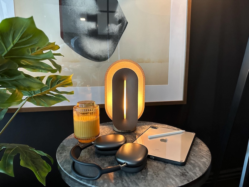 Chic Mid-century Modern Table Lamp for The Bedroom, Office or Living Room.