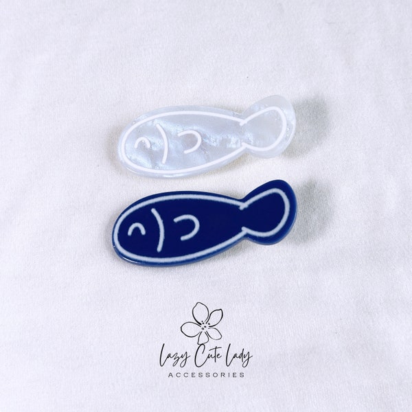 Whimsical Sea Charm Hair Clip - Hair accessory - fish hair clip