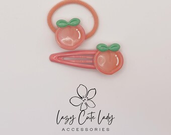 Fruit & Vegetable Hair Ties Set – Cute Elastic Hair Bands  display picture 1