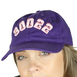 PERSONALIZZATO - Puff 3D - Cappello con codice area - Cappello con codice postale - CODE CAP - Non strutturato