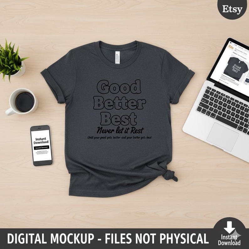 Good Better Best Motivational Quote SVG PNG | Inspirational Typography ...