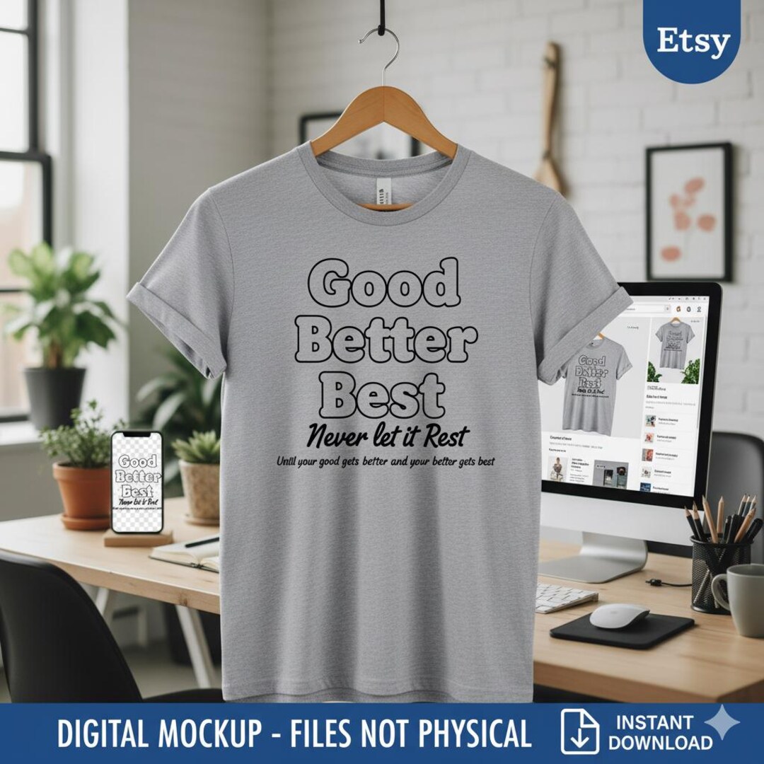 Good Better Best Motivational Quote SVG PNG | Inspirational Typography ...