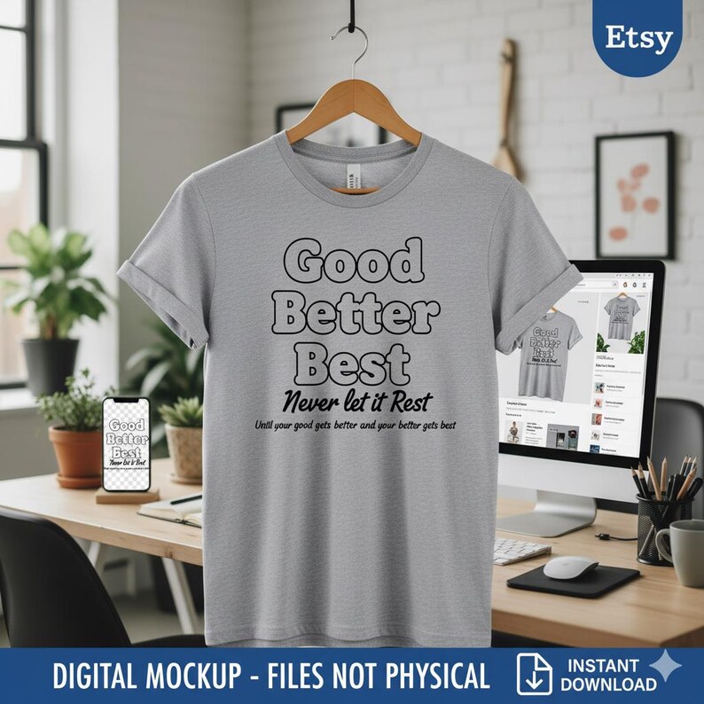 Good Better Best Motivational Quote SVG PNG | Inspirational Typography ...