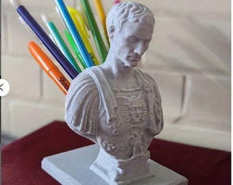 Julius Caesar Pencil Holder Bust