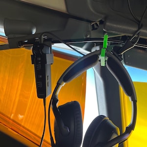 Bose A30 Boeing 737 Headset Control Hanger and Hook Set Vertical Orientation - LIFETIME GUARANTEE