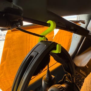 Headset Hanger Hook Set of 4, 8 or 12 for Boeing 737 or any aircraft with a Visor Rail