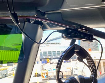 Bose A20 Boeing 737 Headset and Control Hanger - LIFETIME GUARANTEE