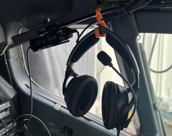 Bose A30 Boeing 737 Headset Control Hanger and Hook Set Horizontal Orientation - LIFETIME GUARANTEE