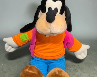 80s 90s Giant Goofy Plush 36" Disney World Stuffed Animal Vintage Toy Disneyland