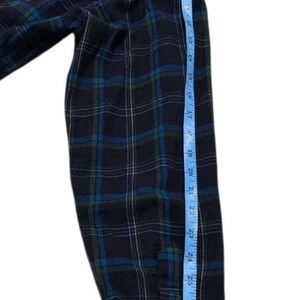 Vintage Pendleton Shirt Button-Up Virgin Wool Plaid Flannel Blue Green Mens 14.5 image 9