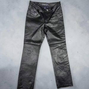 Gap Leather Pants - Etsy