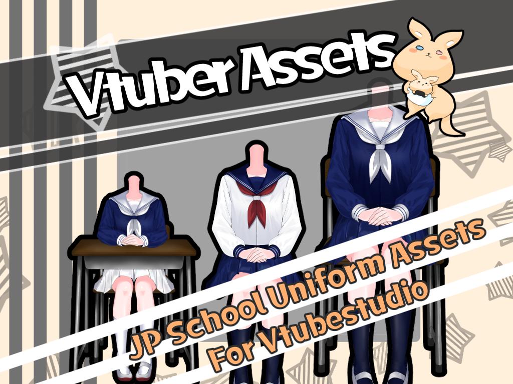 Live2d Assets] Animated Sailor Uniform Set | Commercial Use OK - Etsy