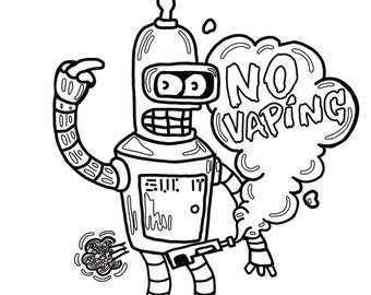 Cartoon Coloring Page