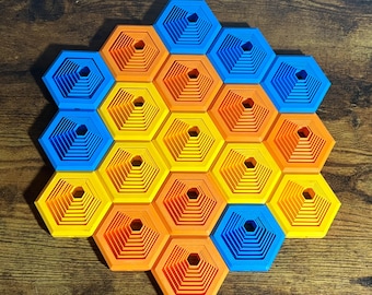 Hexlink Hexagon Fidget STL File | Snap Together Modular Sensory Toy (Digital Download)
