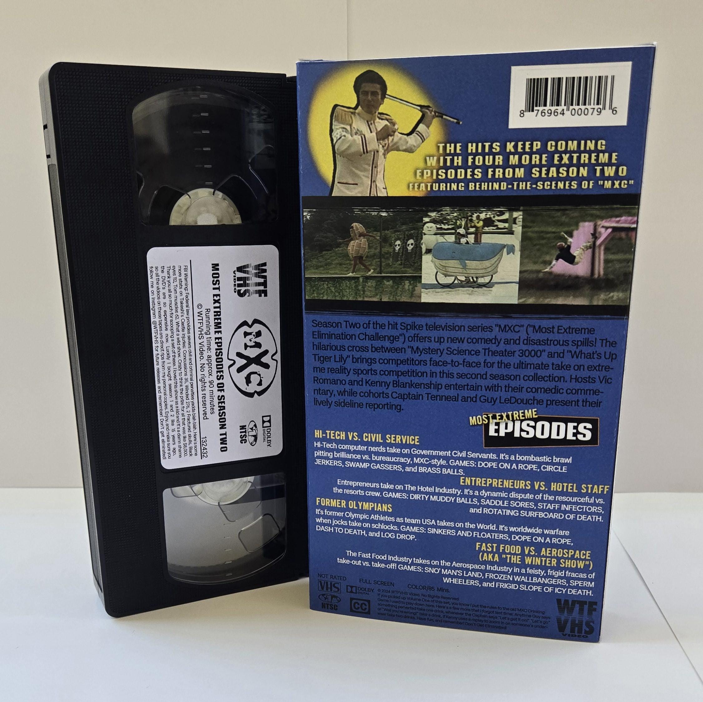 MXC Best of Season 1 and 2 Fully Playable Bootleg VHS Set - Etsy