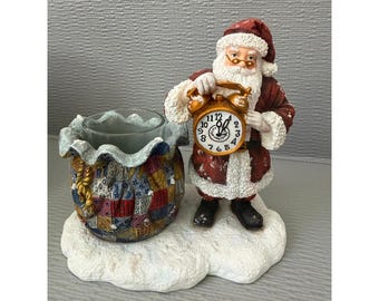 Lang Candles Time for Santa Figural Candle Holder Sherri Buck Baldwin