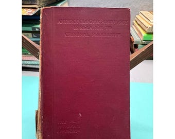 1911 Principi di Antropologia Sociologia Procedura Penale Maurice Parmelee