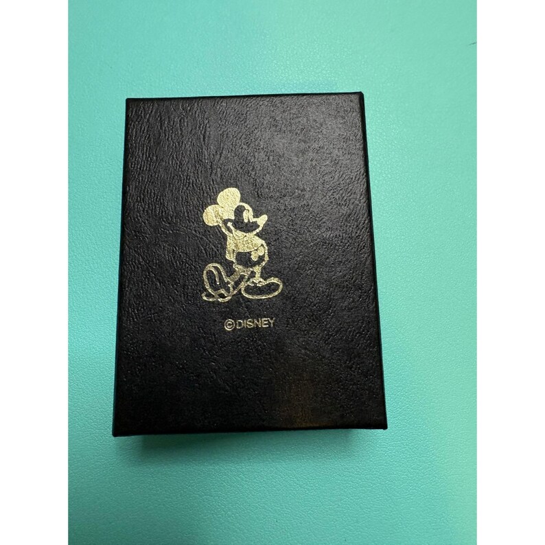 Disney Mickey Mouse Sterling Silver Pendant Necklace with Original Box image 6