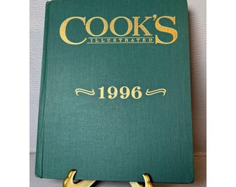 Vintage Cooks Illustrated 1996 Årlig inbunden antologi Inbunden grön guldförgylld