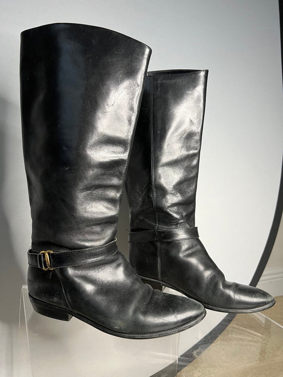 Vintage Etienne Aigner Riding style boots size 6M