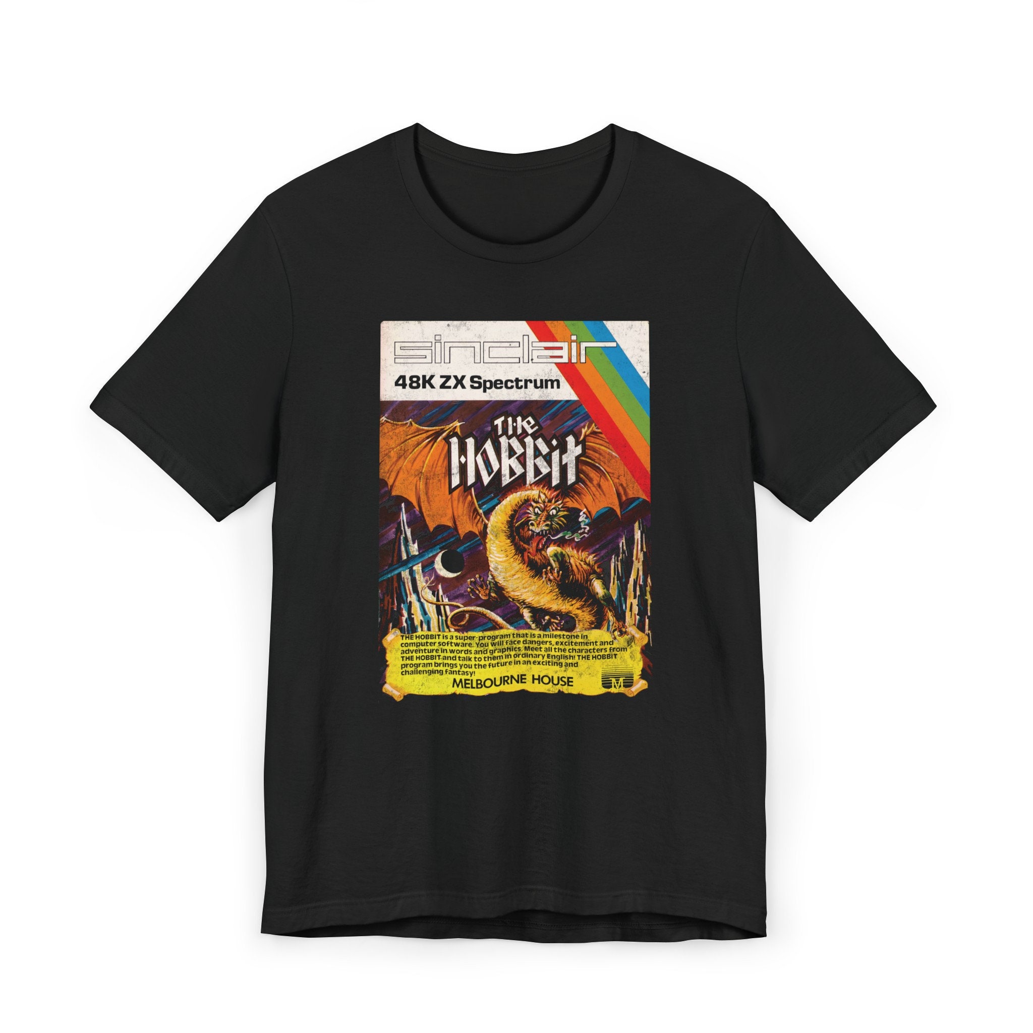 The Hobbit Video Game Shirt (1982 Box Art) | Unisex Cotton