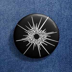 Eye of the Universe Button Pin