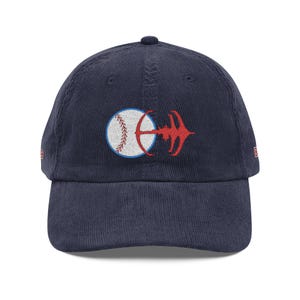 DS9 NINERS Corduroy Vintage Style Embroidered Cap